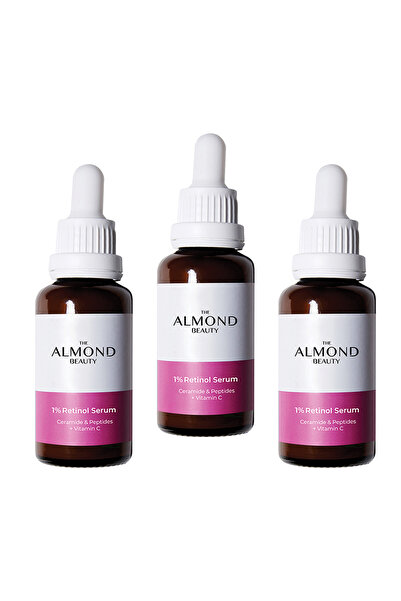 The Almond Beauty Retinol Serum: 1% Retinol with Peptides - Repair and Nouris...