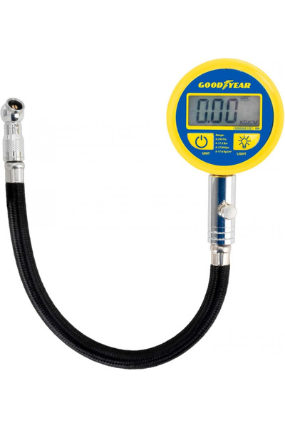 Goodyear GOD0002 Dijital Lastik Basınç Ölçer Hortumlu Manometre