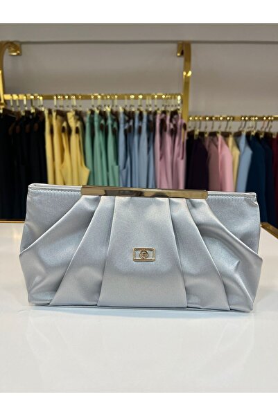 VUNTAL Ruched Saten Women's Bag