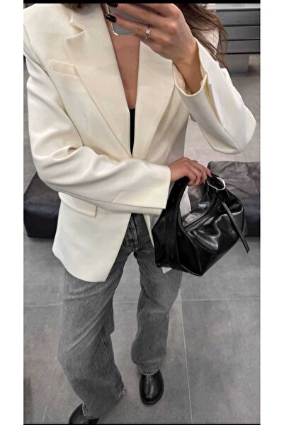 ÖZÜM ÇANTA Women's Pinterest Model Shoulder Sleeve and Crossbody Bag Black