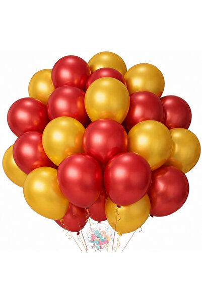 Joyane مجموعة بالونات معدنية للمشجعين، باقة بالونات متنوعة للحفلات، 24 قطعة