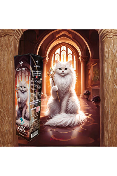 PETPERİ Clinivet Tüy Yumağı Önleyici Malt Macunu 100 g – Kediler İçin Malt Pa...