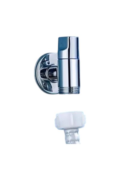 Candan Mini Pirinç Krom Ev Çamaşır Bulaşık Makinesi Musluğu