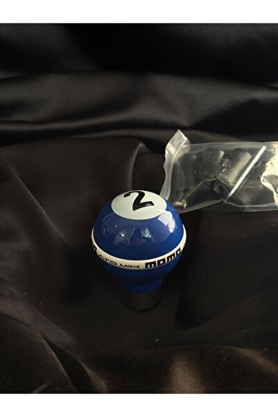 LIGHTNIX Momo Tarz MAVİ Bilardo Topu Vites Topuzu Universal Spor Vites Topuzu...
