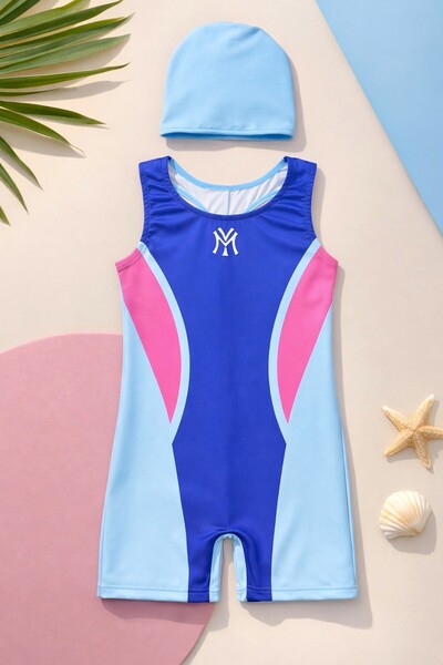 DeKuBaby Costum de baie pentru fete cu uscare rapidă și pantaloni scurți