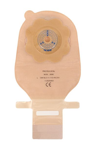 Protea Vital Punga de colostomie/ileostomie SOFT CONVEX 10–45 mm, cu evacuare...