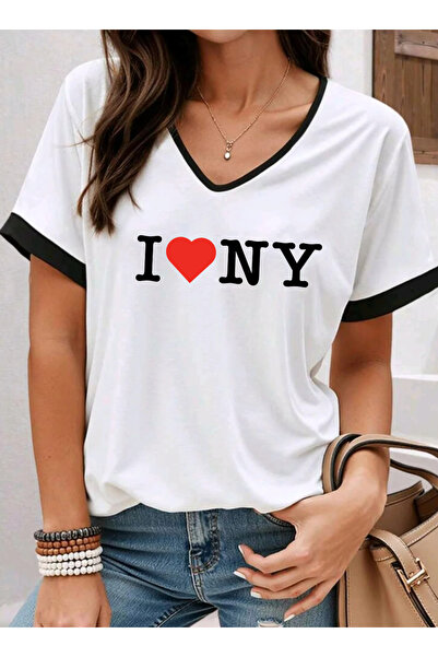 SUNFREE Tricou cu decolteu în V, cu cusături speciale, din noua colecție, din...