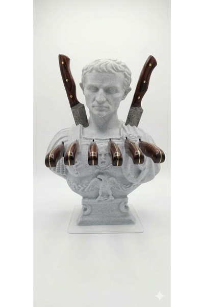 baretepro Suport pentru Cuțite "Iulius Cezar" – Printat 3D din PLA Premium, P...