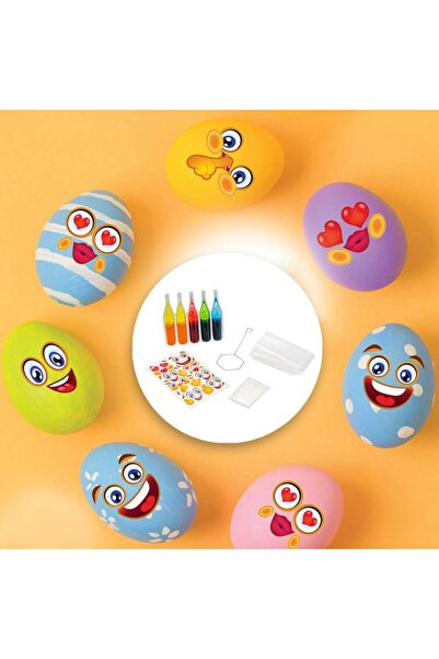 OEM Paint Easter Eggs with Faces Stickers