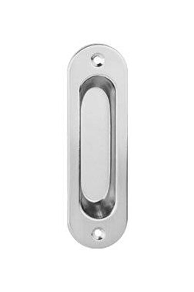 THG Οβάλ εντοιχισμένη λαβή από σατινέ νίκελ