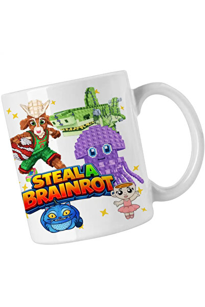 OEM Mug Steal a Brainrot Graipuss Roblox Meme