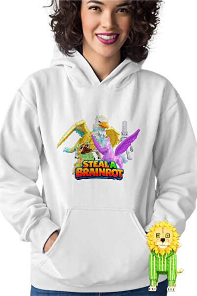 OEM Hanorac Femei Steal a Brainrot Roblox Griffin Pegasus Meme