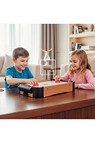 İki Yedi Konsept Disk Avcıları Masa Hokeyi Oyunu Ahşap Masaüstü Hokey Çocukla...