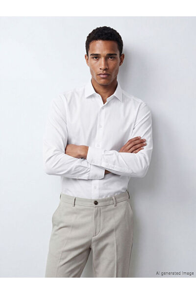 LC Waikiki Slim Fit Dobby Men's Shirt