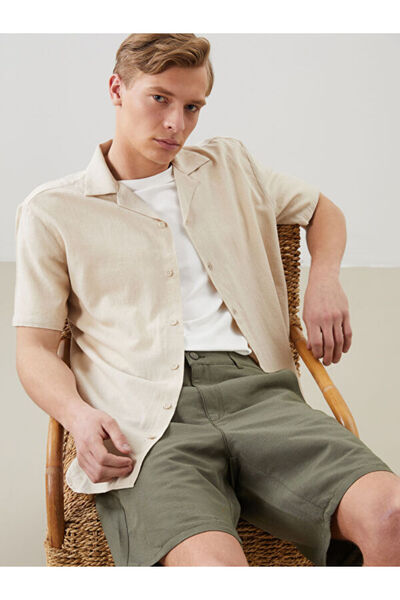 LC Waikiki Regular Fit Linen Blended Men's Shirt