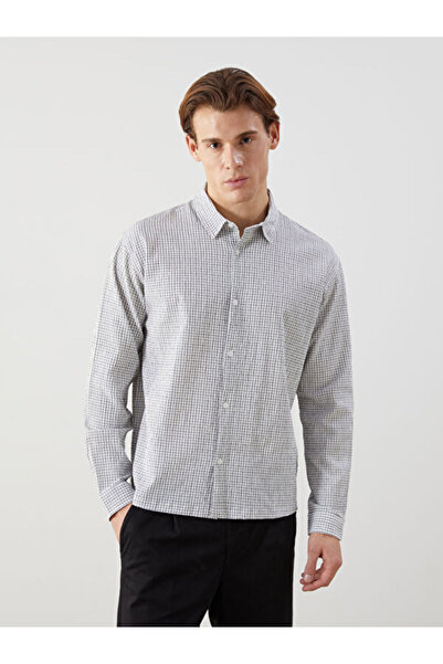 LC Waikiki Regular Fit Long Sleeve Patterned Men's Shirt