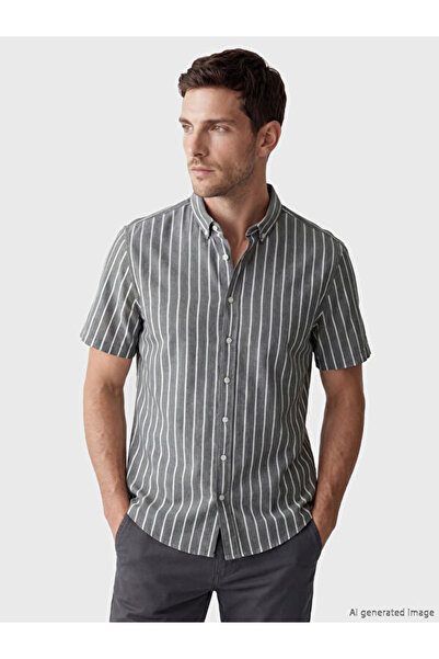LC Waikiki Regular Fit Striped Men's Shirt