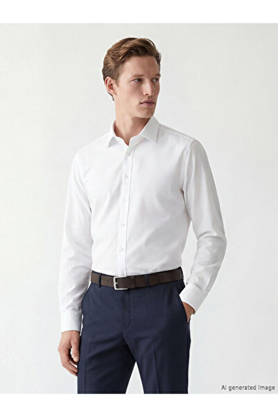 LC Waikiki Regular Fit Gabardine Men's Shirt