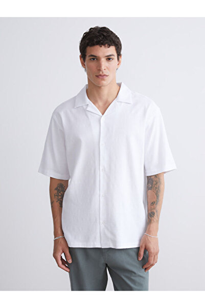 LC Waikiki Regular Fit Resort Collar Short Sleeve Men's Shirt