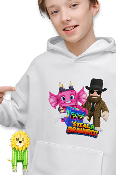 OEM Hanorac Copii Baieti Steal a Brainrot Matteo Roblox Meme