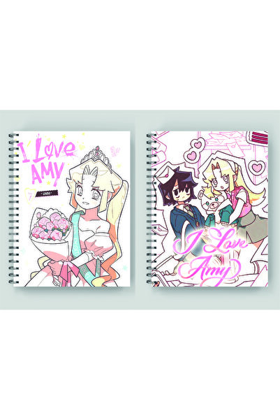 nihonwosekai 2 ΤΕΜΑΧΙΑ Σημειωματάριο A5 I Love Amy Μάνγκα, Γουέμπτουν, Άνιμε,...