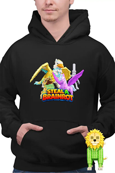 OEM Hanorac Barbati Steal a Brainrot Roblox Griffin Pegasus Meme