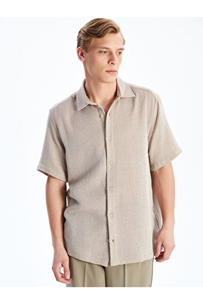 LC Waikiki Regular Fit Short Sleeve Men's Shirt