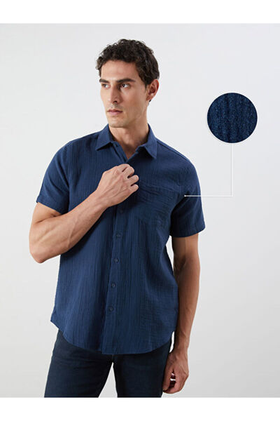 LC Waikiki Standard Fit Short Sleeve Men's Shirt