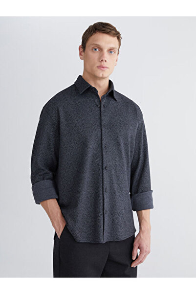LC Waikiki Regular Fit Long Sleeve Dobby Men's Shirt