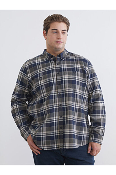 LC Waikiki Regular Fit Long Sleeve Plaid Men's Shirt