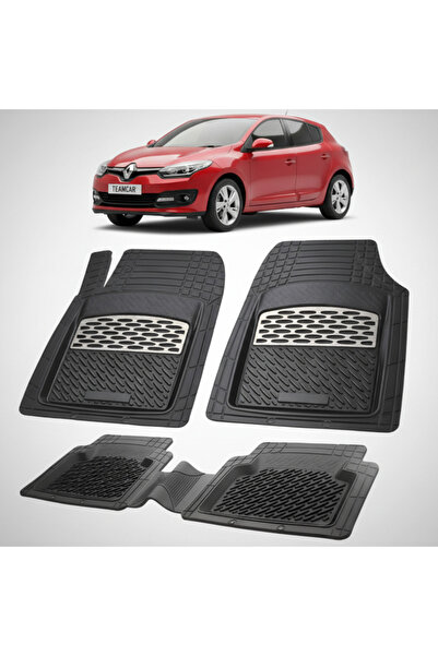 TEAMCAR Πατάκια δαπέδου συμβατά με Renault Megane III 3 Hatchback 2014-2016 |...