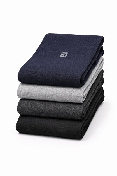 Agk Çorap 12 Pairs 4 Colors P Cotton U a Quality Men's Socks