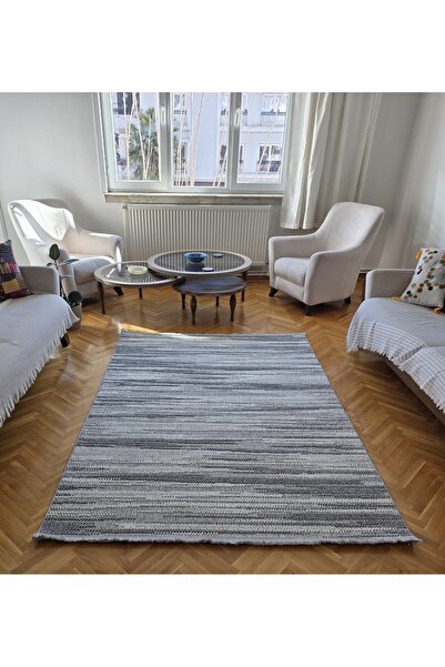 Elvey Home Monaco 140 Krem Gri İskandinav Sisal Bukle Bohem Yumuşak Özel Ölçü...