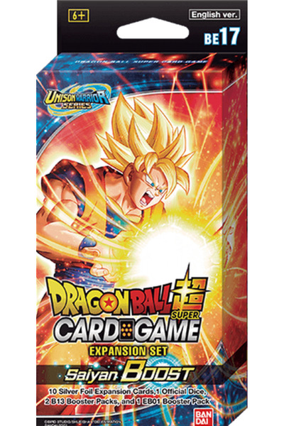 BANDAI DragonBall Super Card Game - Saiyan Boost Expansion Set BE17