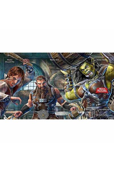 LEX Covoraș de joc pentru campania Hero Realms - Jucători fideli fascinați