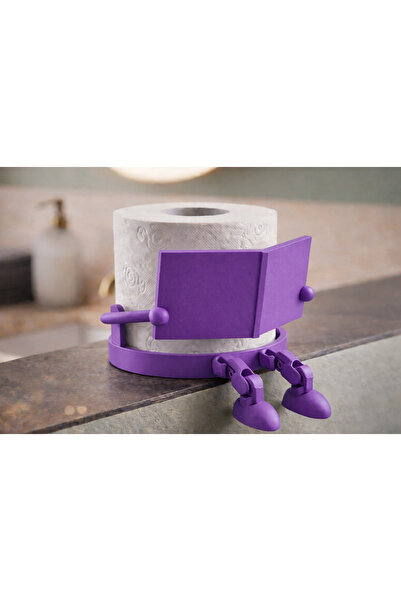 farist Book Reading Toilet Paper Holder - Fun Bathroom Accessory - Decorative...