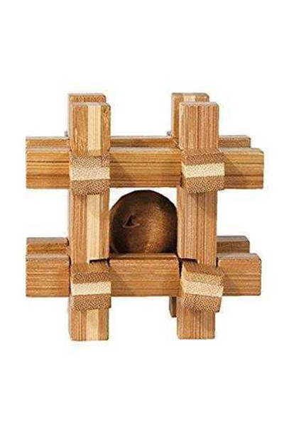 Fridolin Joc logic IQ 3D Puzzle Box with ball,