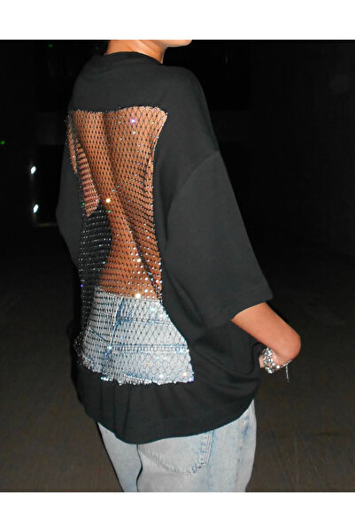 Weekeep Tricou unisex cu design cu detaliu la spate Y2k