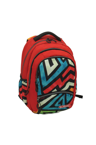 Herlitz Rucsac scolar ergonomic Zipper Pro, 28L –