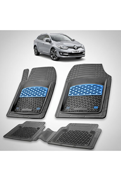 TEAMCAR Πατάκια δαπέδου συμβατά με Renault Megane III 3 Estate (Grandtour) 20...