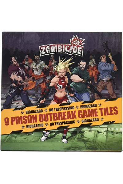 LEX Zombicide 9 Prison Outbreak Game Tiles