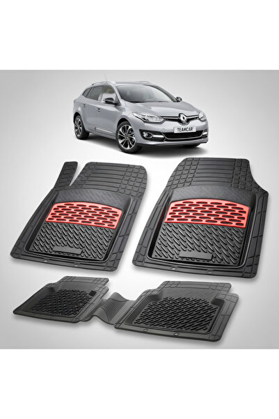 TEAMCAR Πατάκια δαπέδου συμβατά με Renault Megane III 3 Estate (Grandtour) 20...