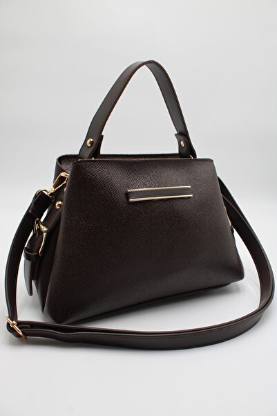 LASSO Geantă de mână, de braț și de umăr, maro, pentru femei, cu accesorii fr...