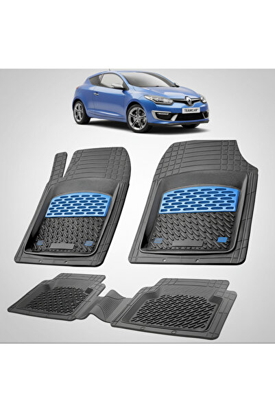 TEAMCAR Συμβατά πατάκια δαπέδου Renault Megane III 2 Coupe 2012-2014 | Μπλε
