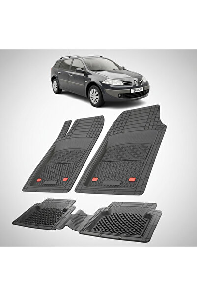 TEAMCAR Πατάκια δαπέδου συμβατά με Renault Megane II 2 Estate (Grandtour) 200...
