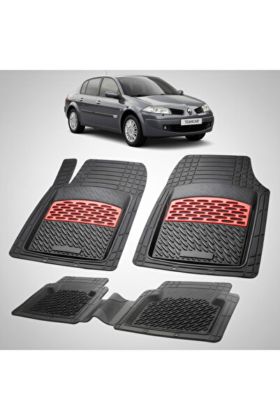 TEAMCAR Πατάκια δαπέδου συμβατά για Renault Megane II 2 Sedan 2006-2009 | Κόκ...