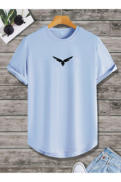 SUNFREE GEOMETRIC PATTERN B cu imprimeu Fustă ovală P bumbac u Tricou de vară...