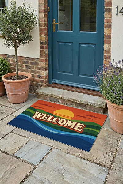 Valerine Life Retro Sunset Welcome Digital Print Pcs Home Office Workplace Ou...