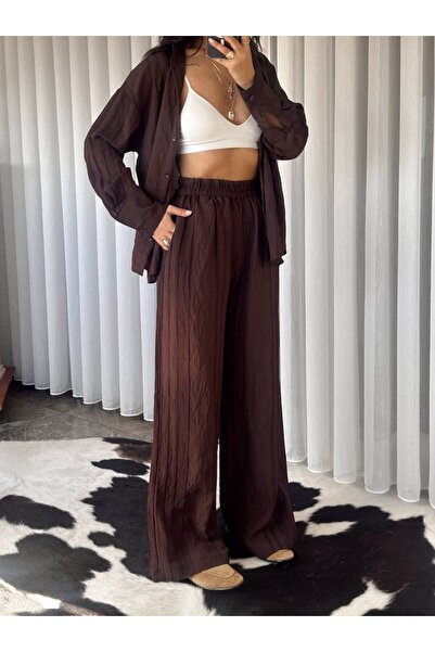 Butik Ross Women's Top and Bottom Muslin Set