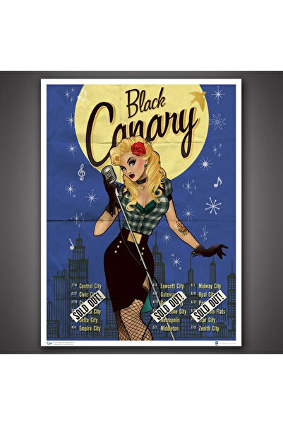 LEX DC Bombshells Μαύρο Καναρίνι 46 x 61 εκ.